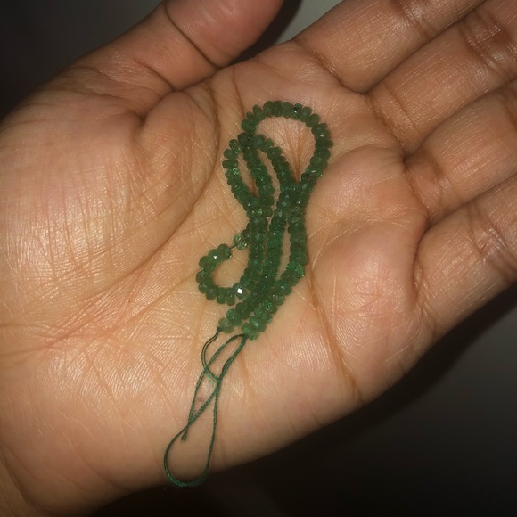 Genuine Zambian Emerald Beads - Picture 6 of 7